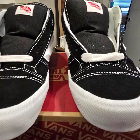 VANS Knu Skool Mid OG 2023 MEN'S SNEAKERS VN000CQ96BT BLACK CLASSIC Size 13 NEW - Picture 5 of 10